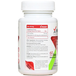 قرص زینک 30 میلی گرم ایکس مارت