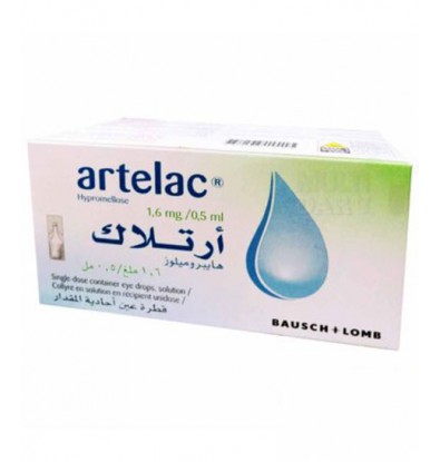 قطره تک دوز اشک مصنوعی آرتلاک بوش اند لومب 60 عددی - بسته 10 تایی