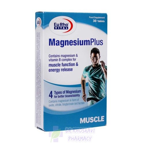 قرص منیزیم پلاس یوروویتال 30 عدد