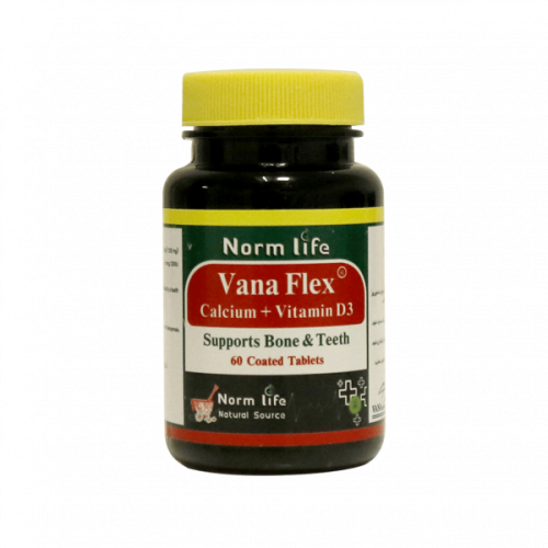 قرص وانا فلکس کلسیم و ویتامین D3 نورم لایف ۶۰ عدد