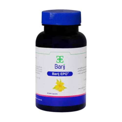 کپسول روغن گل مغربی ای پی اُ باریج اسانس ۳۰ عددی