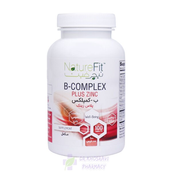 قرص ب کمپلکس پلاس زینک نیچرفیت 100 عدد