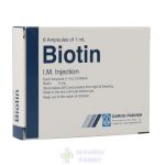 آمپول بیوتین 5 میلی گرم داروپخش 6 عدد