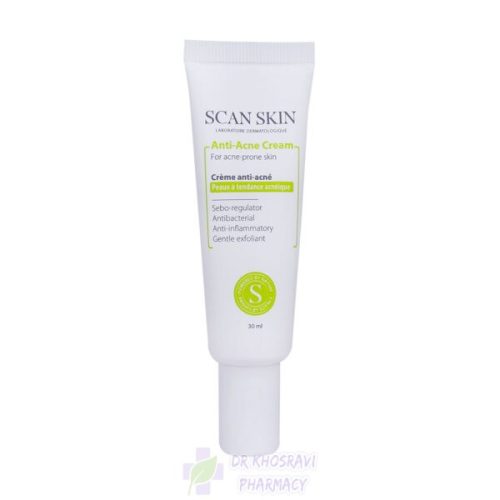 کرم ضد جوش و کنترل کننده چربی اسکن اسکین 30 میلی لیتر