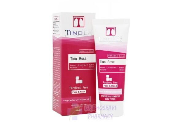 کرم مرطوب کننده و ضد قرمزی پوست تینولا Tino Rosa حجم 40 میلی لیتر
