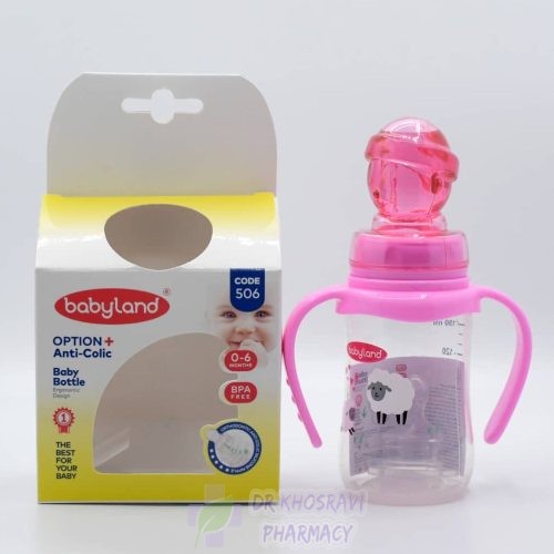 شیشه شیر آنتی کولیک بیبی لند کد 506