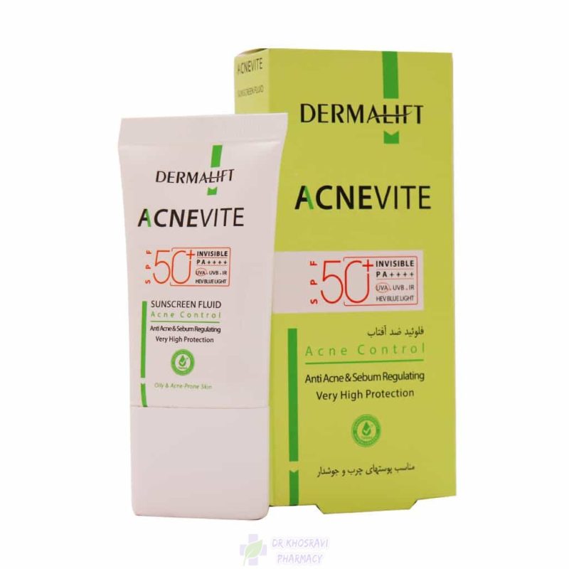 فلوئید ضد آفتاب آکنویت SPF50 درمالیفت