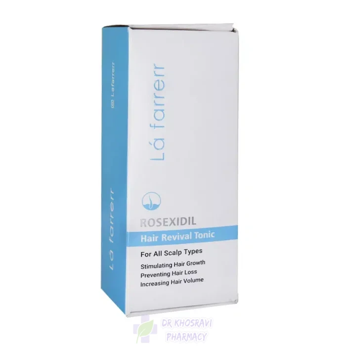 تونیک محرک رشد مو لافارر Rosexidil حجم 65 میلی لیتر