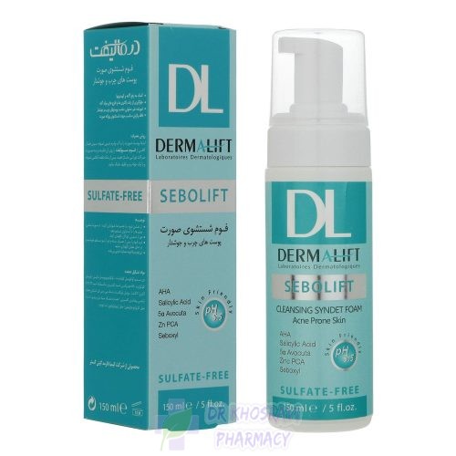 فوم شستشوی صورت سبولیفت درمالیفت ۱۵۰ میلی لیتر