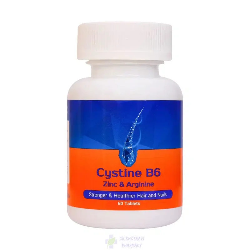 قرص سیستین B6 زینک و آرژنین آریا دارو 60 عدد