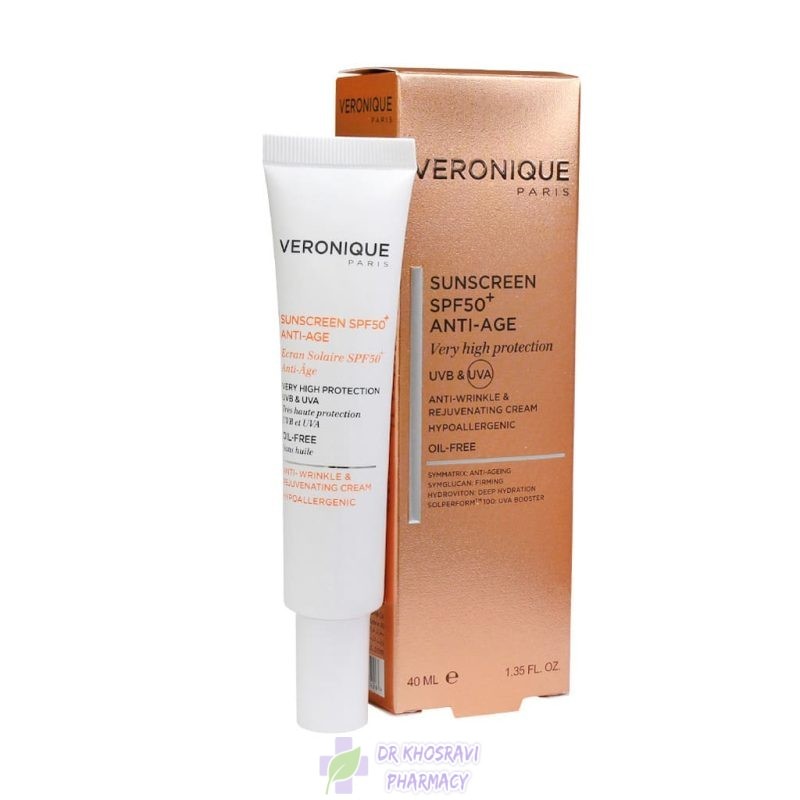 کرم ضد آفتاب بهبود دهنده چروک SPF50 ورونیک